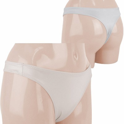 ユニセックス ウェット生地ストレッチTバック ホワイト ユニセックス ウェット生地ストレッチTバック ホワイト