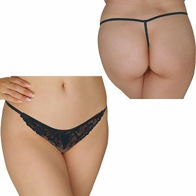 フェリカ&レース生地Gストリング ブラック フェリカ&レース生地Gストリング ブラック