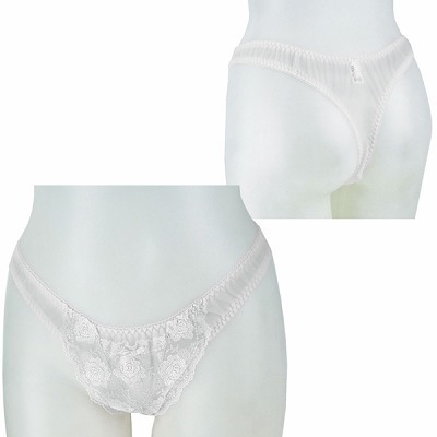 2Lサイズ レース&シースルー極薄Tバック ホワイト 2Lサイズ レース&シースルー極薄Tバック ホワイト