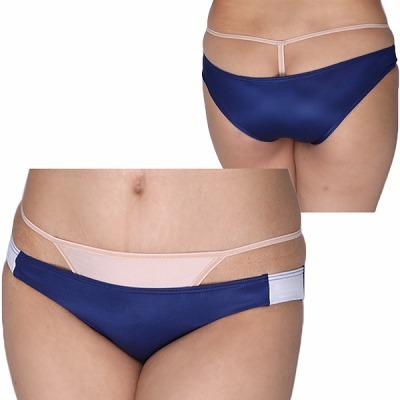 光沢ストレッチスーパーローライズブルマ ネイビー 光沢ストレッチスーパーローライズブルマ ネイビー