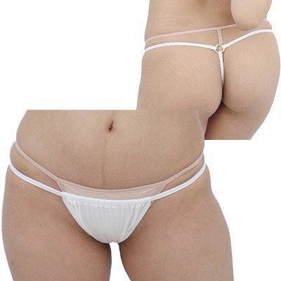 光沢ストレッチリングアクセ付きGスト ホワイト 光沢ストレッチリングアクセ付きGスト ホワイト