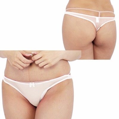 キラキラスケスケシンプルTバック 5L ホワイト キラキラスケスケシンプルTバック 5L ホワイト