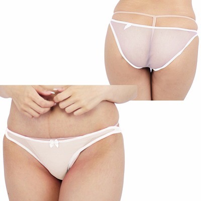 キラキラスケスケシンプルハーフバック 4L ホワイト キラキラスケスケシンプルハーフバック 4L ホワイト