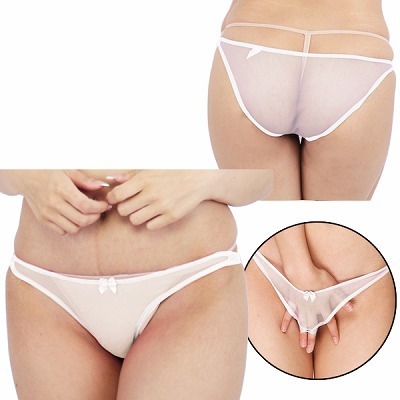 キラキラスケスケシンプルオープンハーフバック 5L ホワイト キラキラスケスケシンプルオープンハーフバック 5L ホワイト