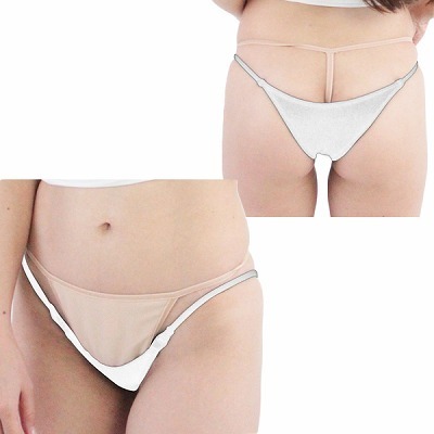 両サイドワンタッチバックル付き極小ハーフバック ホワイト 両サイドワンタッチバックル付き極小ハーフバック ホワイト