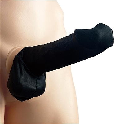 メンズ 光沢ストレッチサック非貫通型 ブラック メンズ 光沢ストレッチサック非貫通型 ブラック