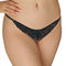 フェリカ&レース生地Gストリング ブラック
