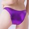 チェリーラブ ストレッチメタリック生地ハイレグハーフバックショーツ パープル