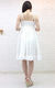 お出かけ白ワンピース M